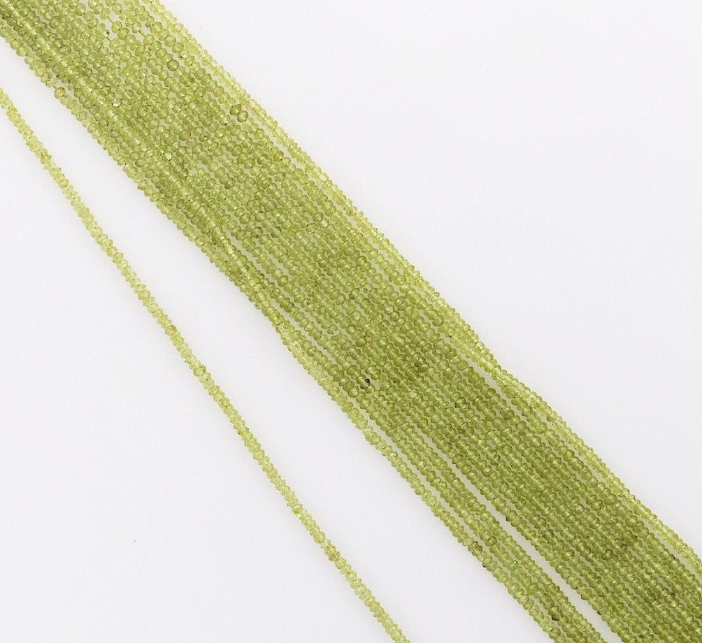 Beautiful natural Peridot gemstone beads