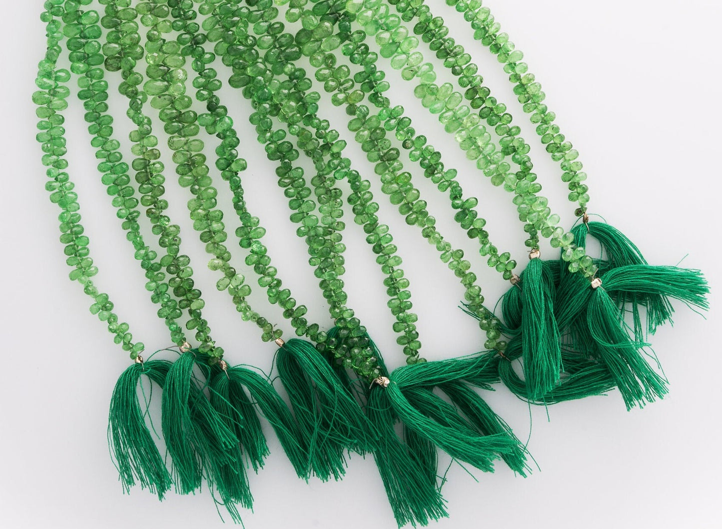 Beautiful natural Tsavorite Garnet gemstone beads