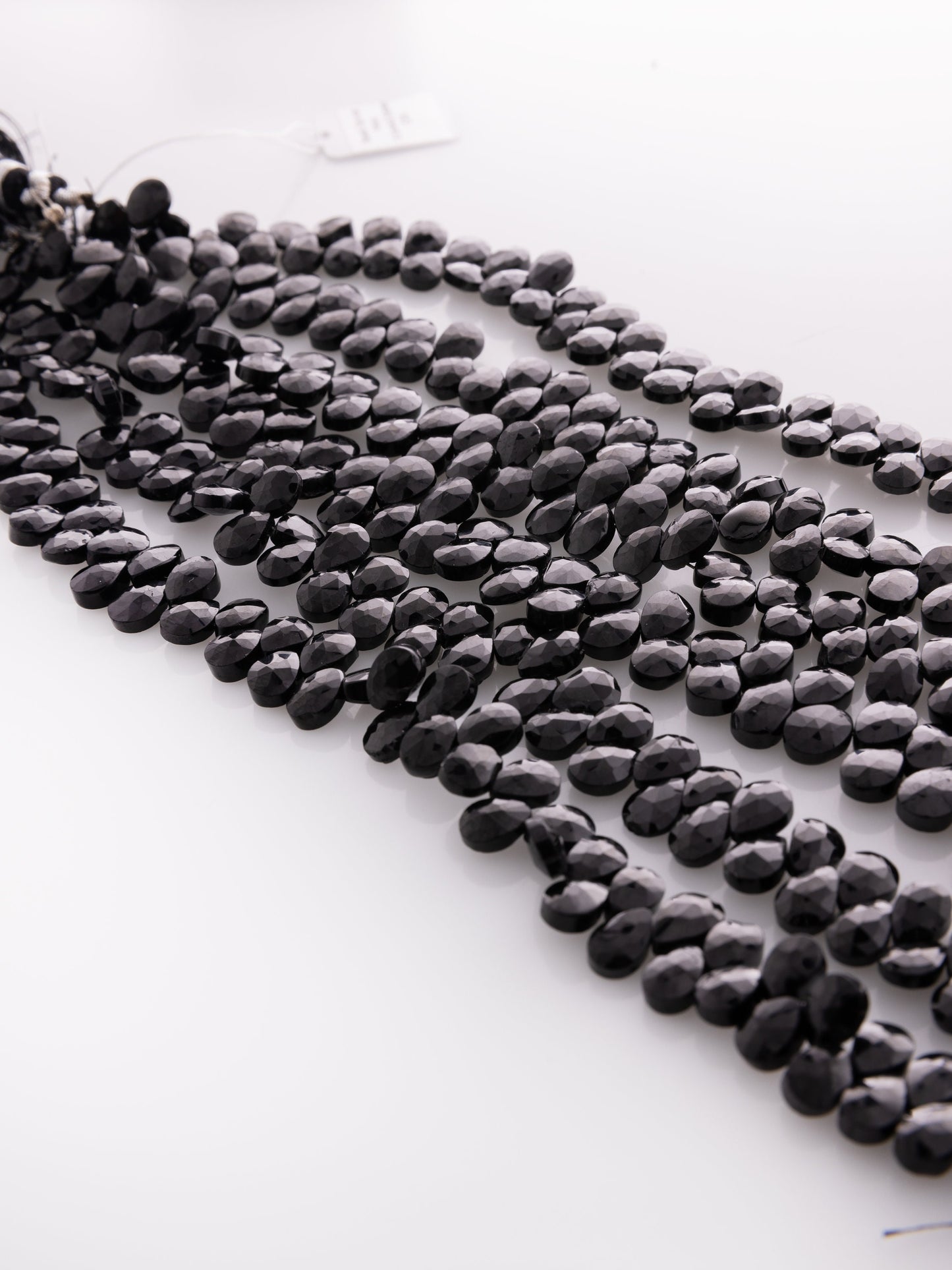 Beautiful natural black spinel gemstone beads