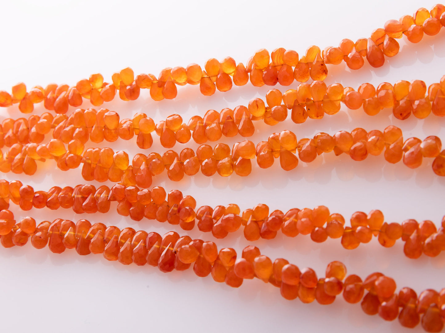 Beautiful natural carnelian gemstone beads