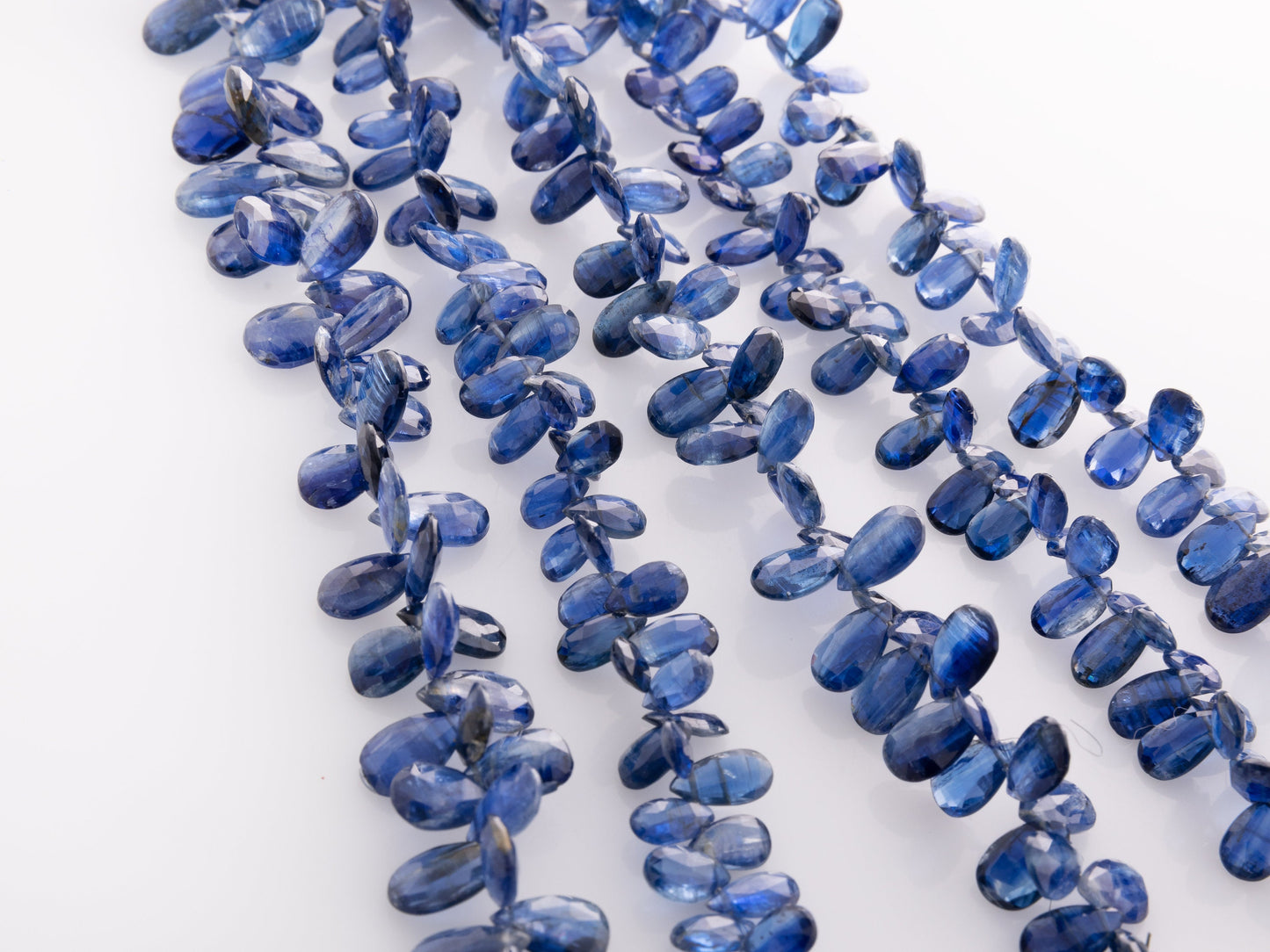 Beautiful natural kyanite gemstone beads