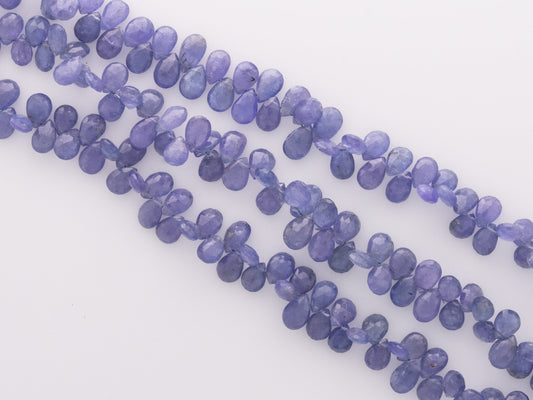 Beautiful natural tanzanite gemstone beads