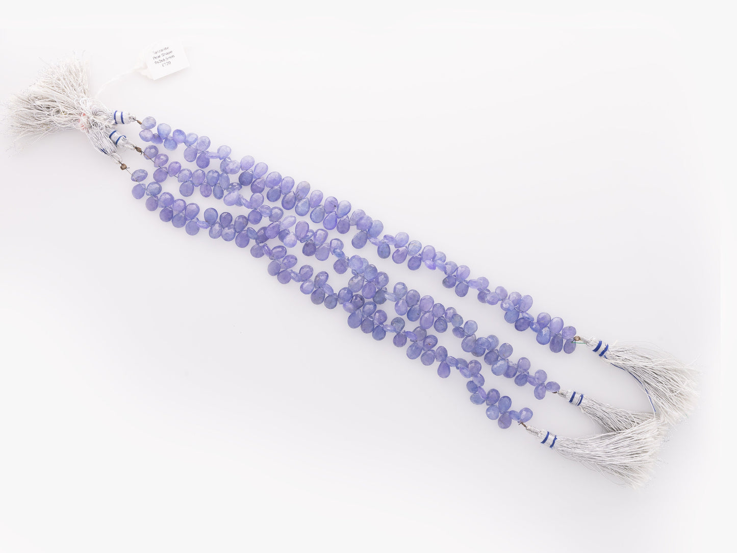 Beautiful natural tanzanite gemstone beads