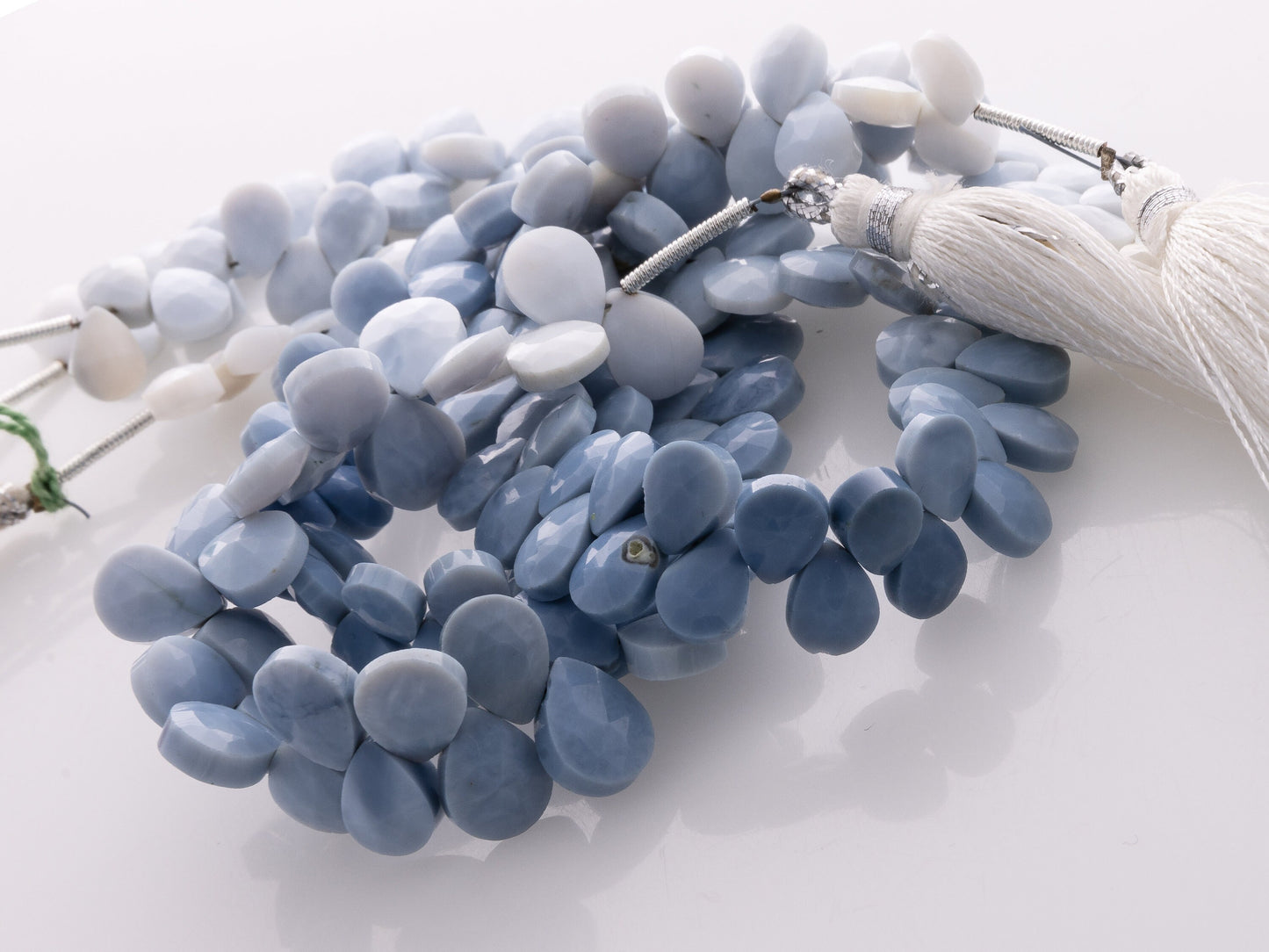 Beautiful natural bi colour opal gemstone beads