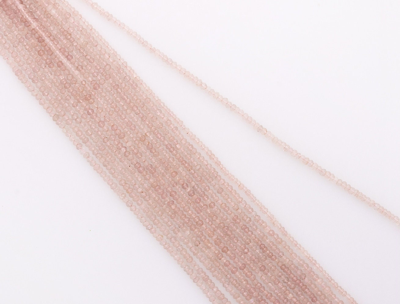 Beautiful natural Rose Quartz gemstone beads