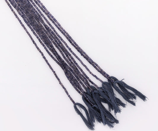 Beautiful Blue Iolite natural gemstone beads