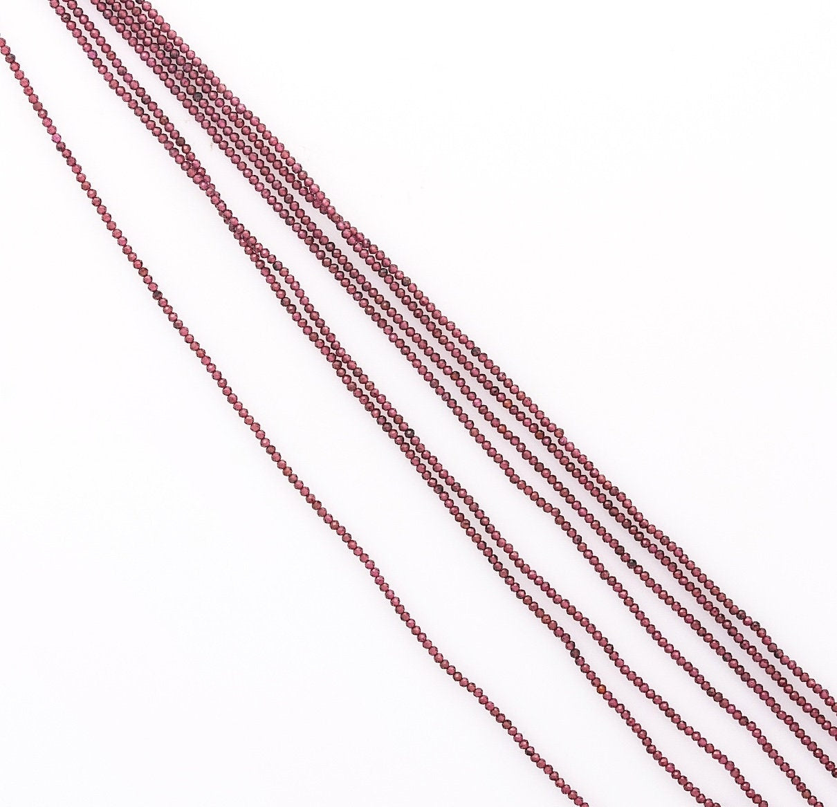 Beautiful natural Rhodolite garnet gemstone beads