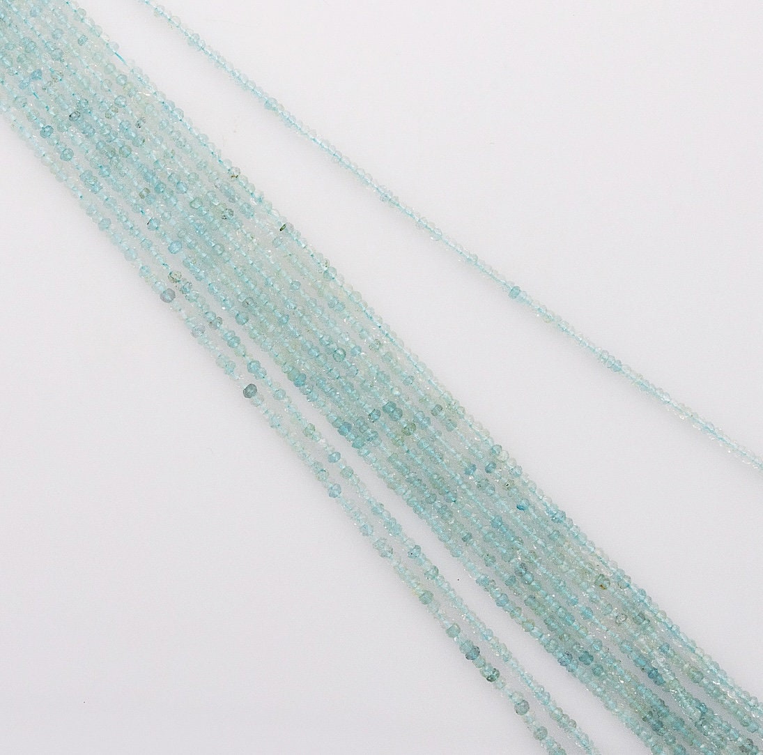 Beautiful natural Aquamarine gemstone beads