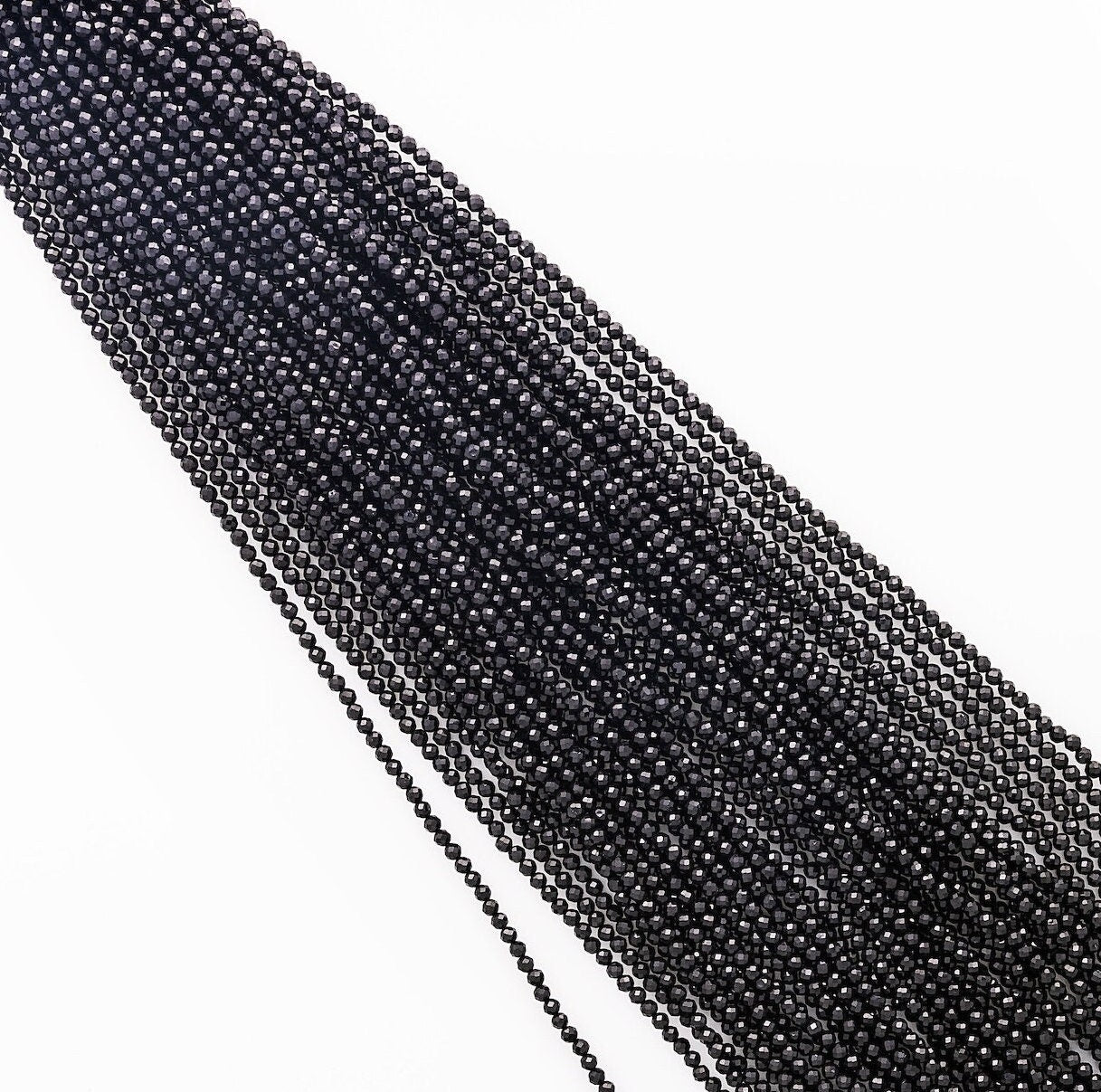 Beautiful Black Spinel gemstone beads