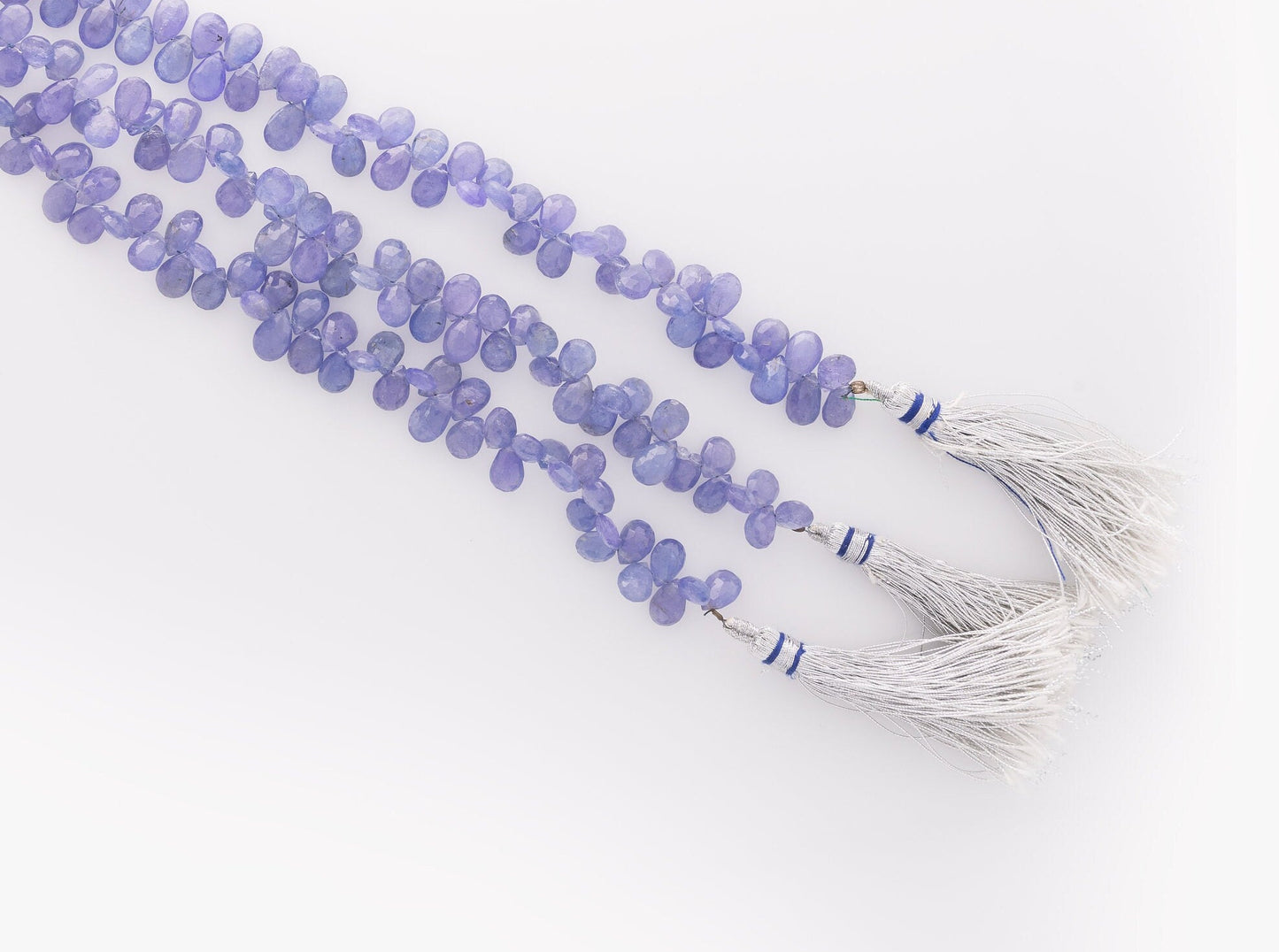 Beautiful natural tanzanite gemstone beads