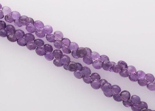 Beautiful natural amethyst gemstone beads